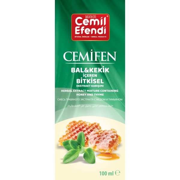 Cemifen Bal&Kekik içeren Bitkisel Ekstrakt Karışımı 100 ML